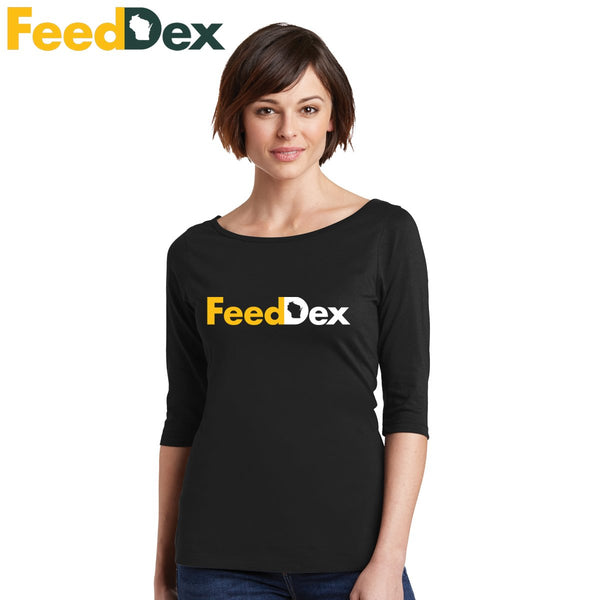 FeedDex - DM107L District ® Women’s Perfect Weight ® 3/4-Sleeve Tee (4)