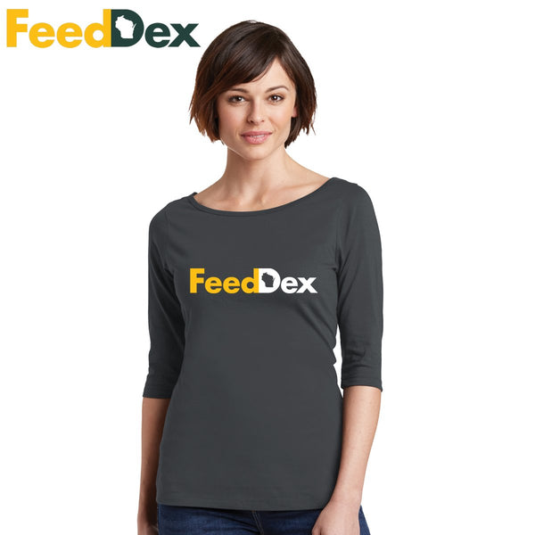 FeedDex - DM107L District ® Women’s Perfect Weight ® 3/4-Sleeve Tee (4)