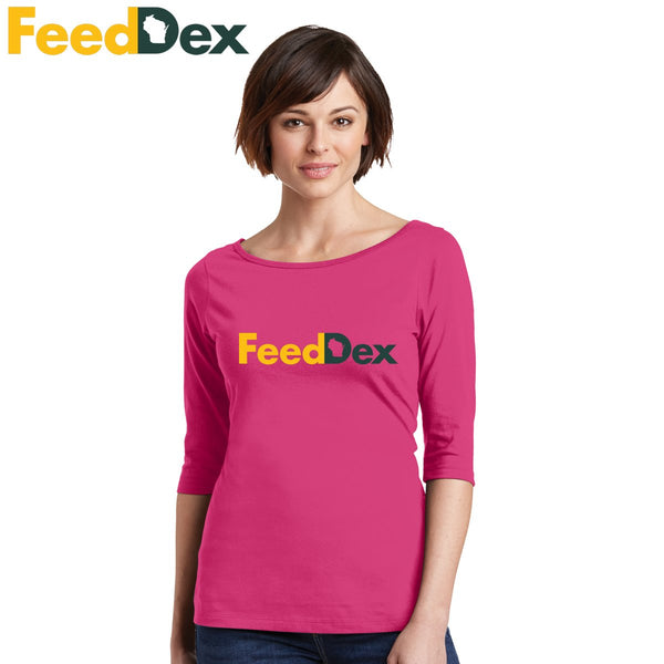 FeedDex - DM107L District ® Women’s Perfect Weight ® 3/4-Sleeve Tee (4)