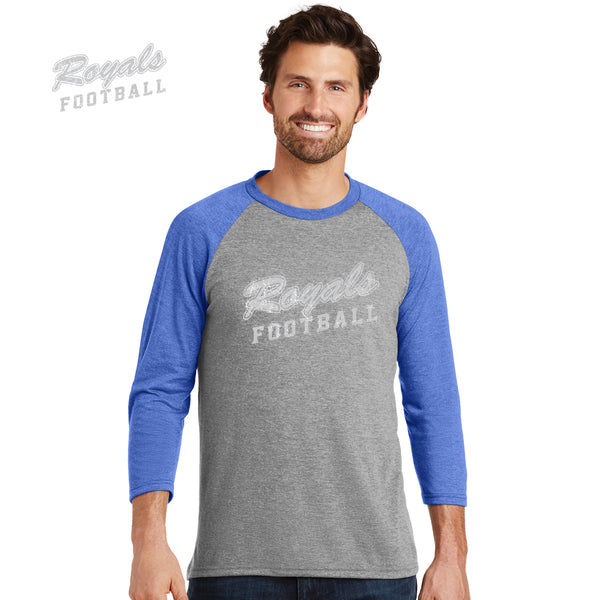 Southeastern - DM136-m District Made® Mens Perfect Tri™ 3/4-Sleeve Raglan