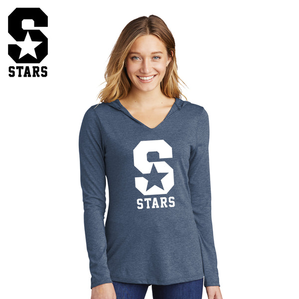 South Stars Hockey - DM139L District ® Women’s Perfect Tri ® Long Sleeve Hoodie