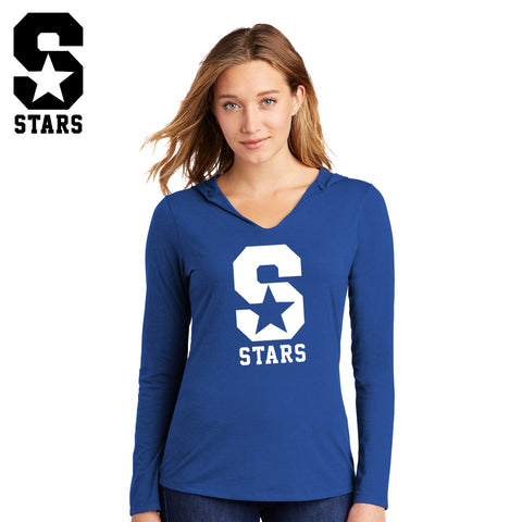 South Stars Hockey - DM139L District ® Women’s Perfect Tri ® Long Sleeve Hoodie