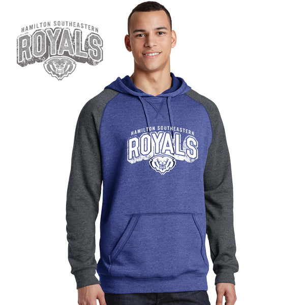 Southeastern - DT196-i District® Young Mens Lightweight Fleece Raglan Hoodie