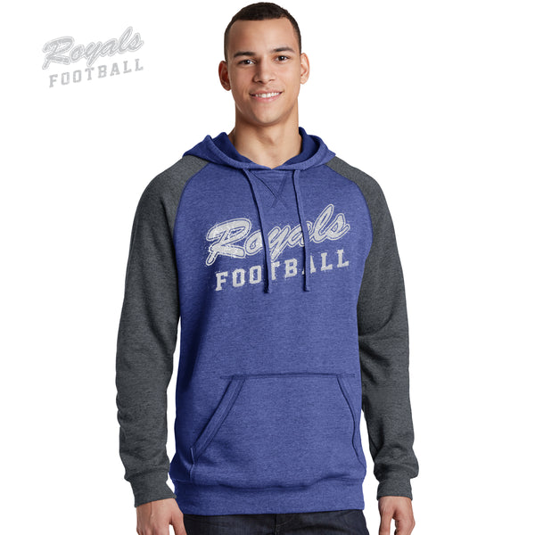 Southeastern - DT196-m District® Young Mens Lightweight Fleece Raglan Hoodie