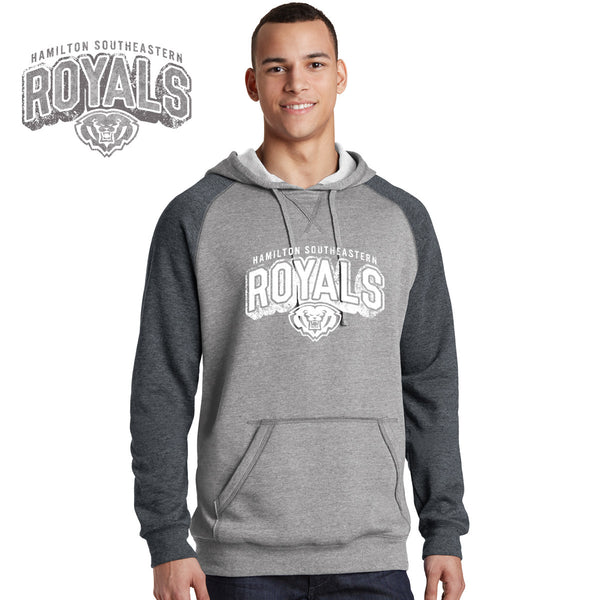 Southeastern - DT196-i District® Young Mens Lightweight Fleece Raglan Hoodie