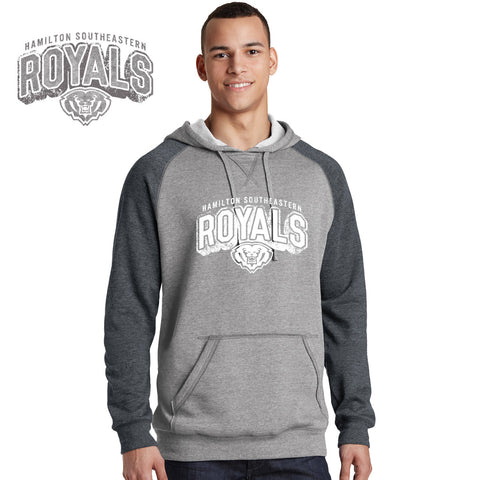 Southeastern - DT196-i District® Young Mens Lightweight Fleece Raglan Hoodie