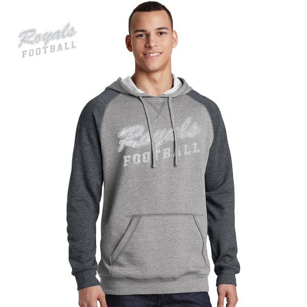 Southeastern - DT196-m District® Young Mens Lightweight Fleece Raglan Hoodie