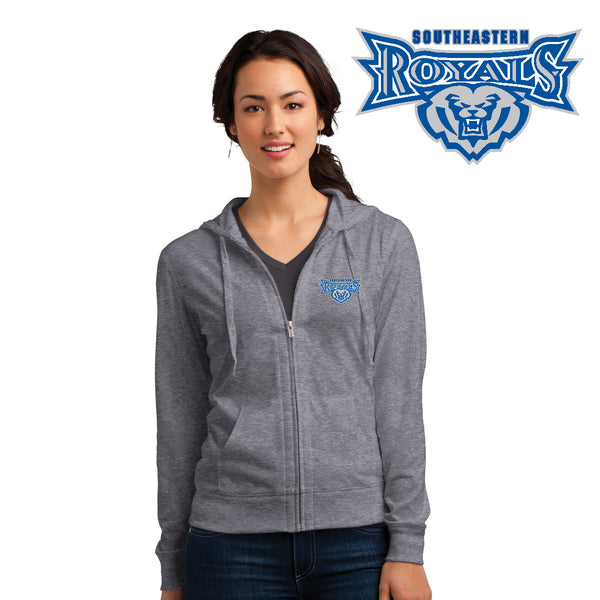 Southeastern - DT2100-a District® Jersey Full-Zip Hoodie