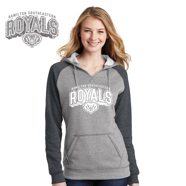 Southeastern - DT296-i District® Juniors Lightweight Fleece Raglan Hoodie