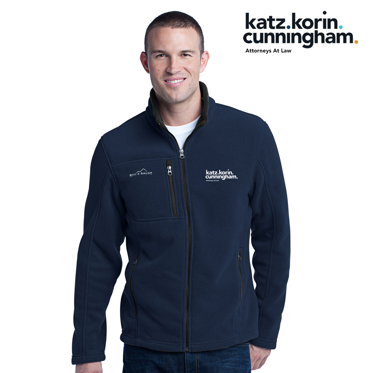 Eddie bauer full zip fleece jacket eb200 sale