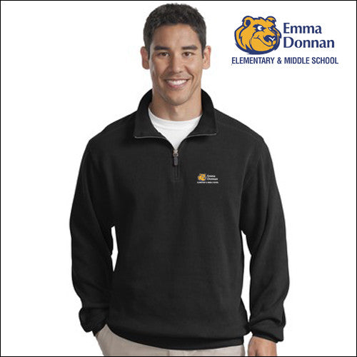 Emma F220 Port Authority® Flatback Rib 1/4-Zip Pullover