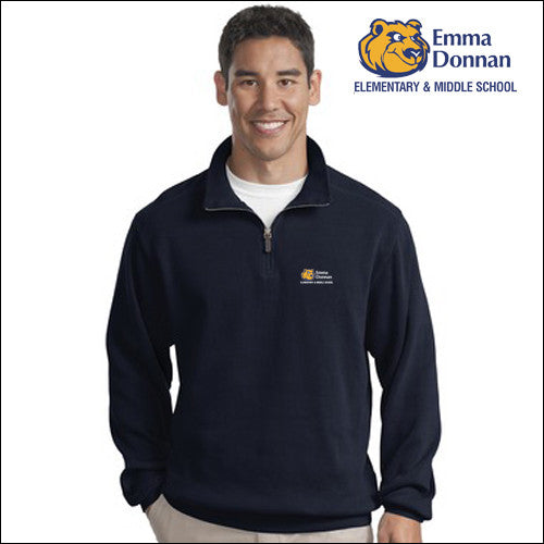 Emma F220 Port Authority® Flatback Rib 1/4-Zip Pullover