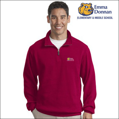 Emma F220 Port Authority® Flatback Rib 1/4-Zip Pullover