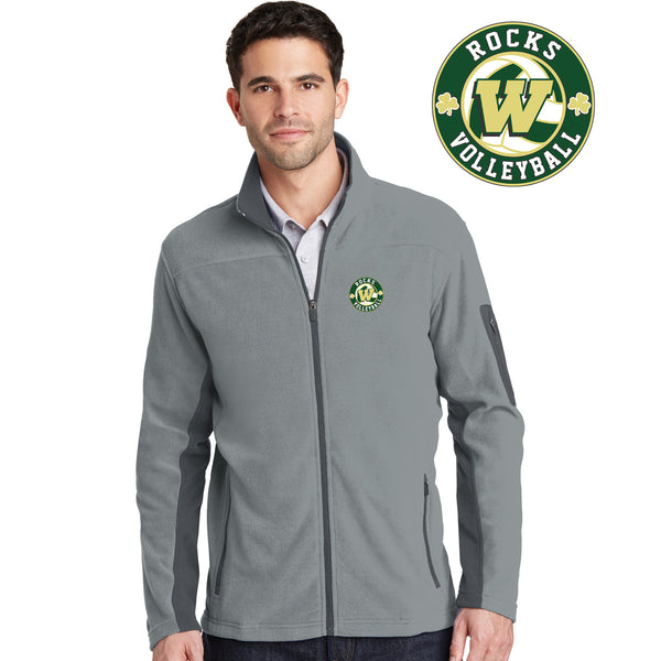 Rocks Volleyball - F233-a Port Authority® Summit Fleece Full-Zip Jacket