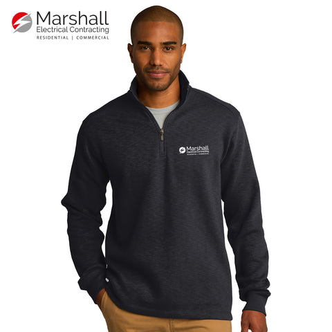 Marshall Electrical - F295 Port Authority® Slub Fleece 1/4-Zip Pullover