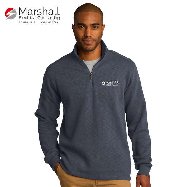 Marshall Electrical - F295 Port Authority® Slub Fleece 1/4-Zip Pullover