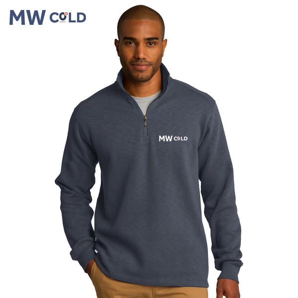 MWCold - F295 Port Authority® Slub Fleece 1/4-Zip Pullover