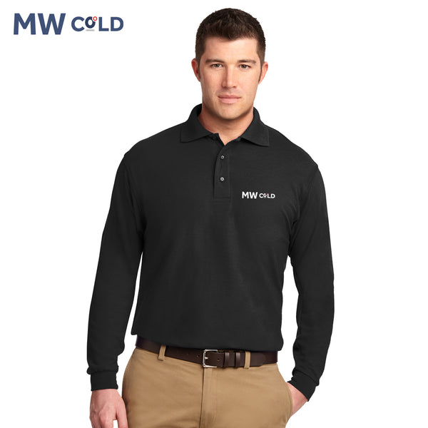MWCold - K500LS Port Authority® Silk Touch™ Long Sleeve Polo