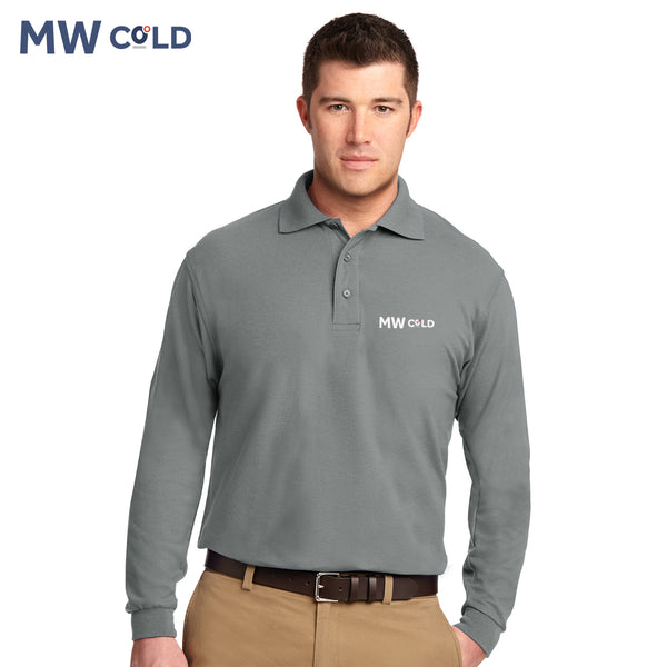 MWCold - K500LS Port Authority® Silk Touch™ Long Sleeve Polo