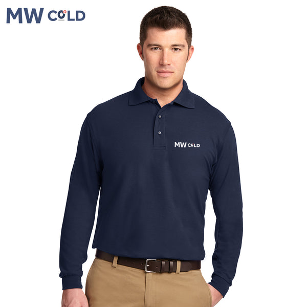 MWCold - K500LS Port Authority® Silk Touch™ Long Sleeve Polo