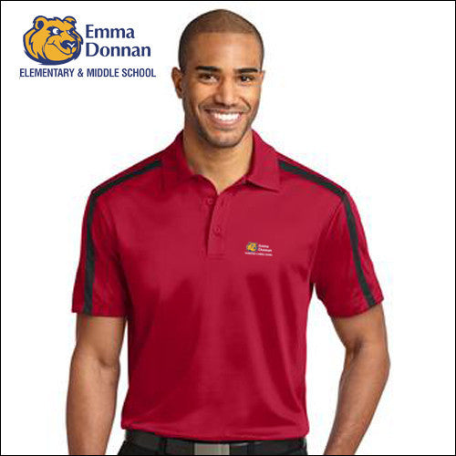 Emma K547 Port Authority® Silk Touch™ Performance Colorblock Stripe Polo