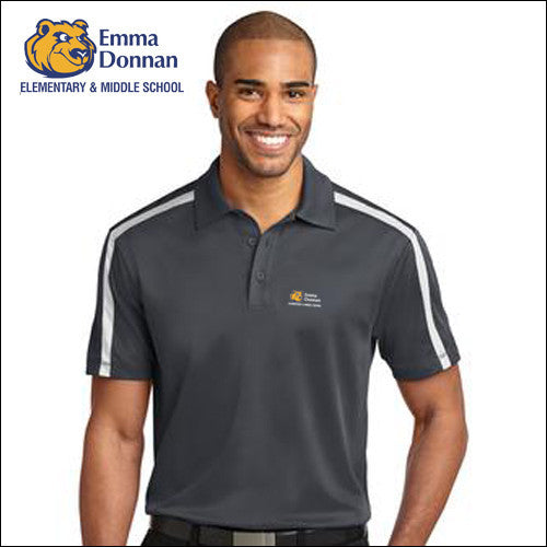 Emma K547 Port Authority® Silk Touch™ Performance Colorblock Stripe Polo
