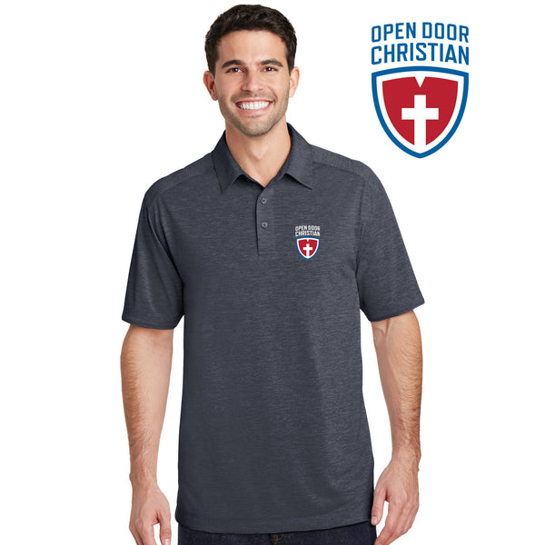 Open Door - K574 Port Authority® Digi Heather Performance Polo