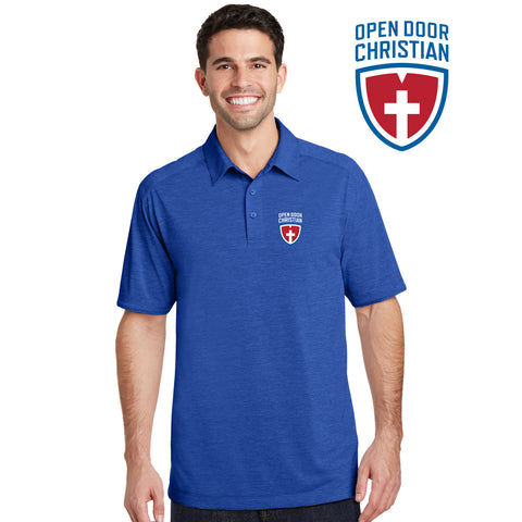 Open Door - K574 Port Authority® Digi Heather Performance Polo