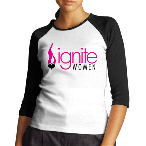 Ignite L2000 3/4Sleeve Raglan Crewneck Baseball