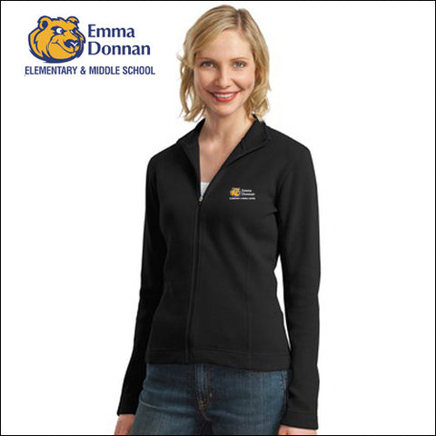 Emma L221 Port Authority® Ladies Flatback Rib Full-Zip Jacket