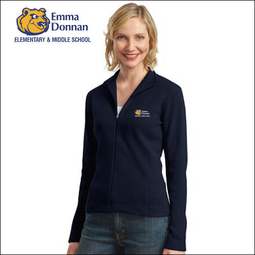 Emma L221 Port Authority® Ladies Flatback Rib Full-Zip Jacket