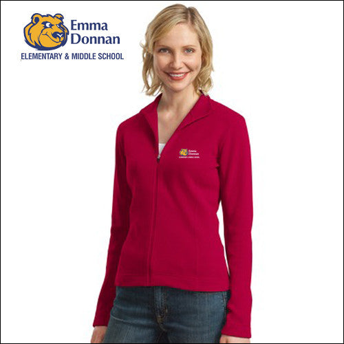 Emma L221 Port Authority® Ladies Flatback Rib Full-Zip Jacket