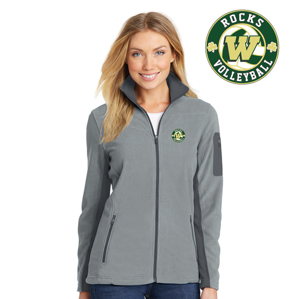 Rocks Volleyball - L233-a Port Authority® Ladies Summit Fleece Full-Zip Jacket