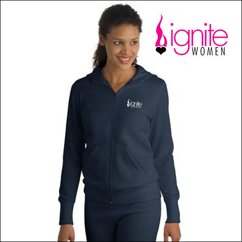 Ignite L265 Sport-Tek® Ladies Full-Zip Hooded Fleece Jacket