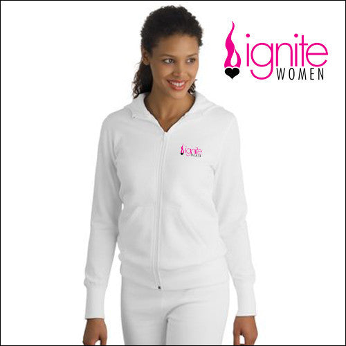 Ignite L265 Sport-Tek® Ladies Full-Zip Hooded Fleece Jacket