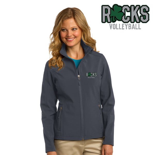 Rocks Volleyball - L317-b Port Authority® Ladies Core Soft Shell Jacket