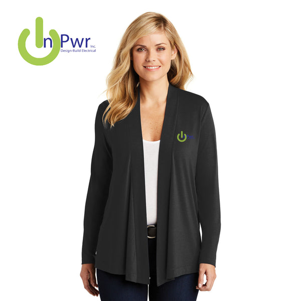 InPwr - L5430 Port Authority® Ladies Concept Knit Cardigan