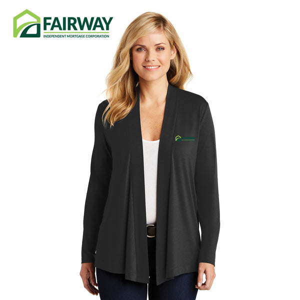 Fairway - L5430 Port Authority® Ladies Concept Knit Cardigan