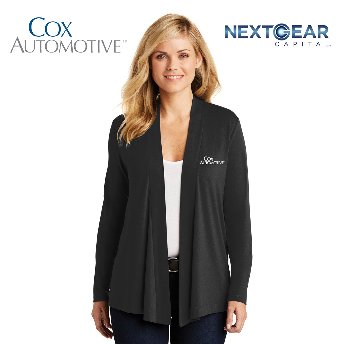 Cox Automotive L5430 Port Authority Ladies Concept Knit Cardigan OneStop Marketing Indianapolis
