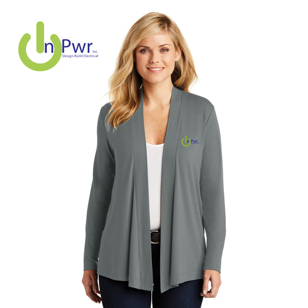 InPwr - L5430 Port Authority® Ladies Concept Knit Cardigan