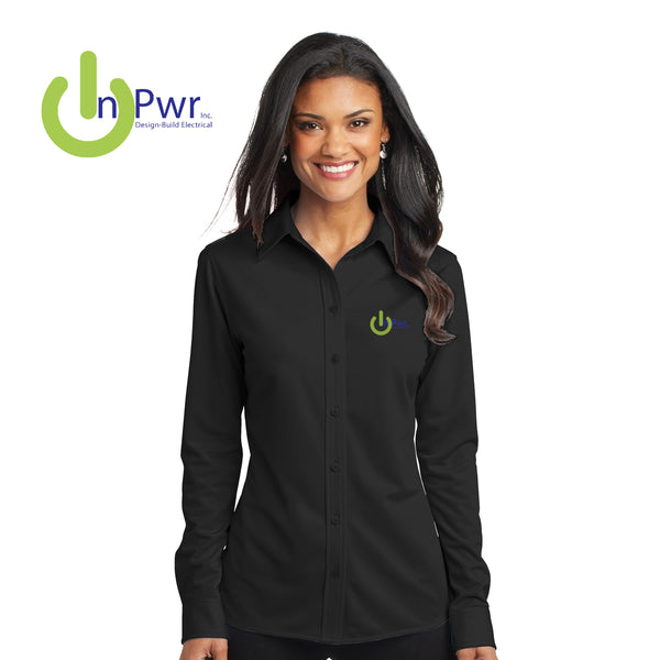 InPwr - L570 Port Authority® Ladies Dimension Knit Dress Shirt