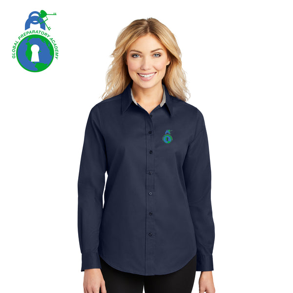 Global Prep - L608 Port Authority® Ladies Long Sleeve Easy Care Shirt