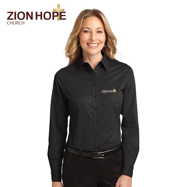 Zion Hope - L608 Port Authority® Ladies Long Sleeve Easy Care Shirt