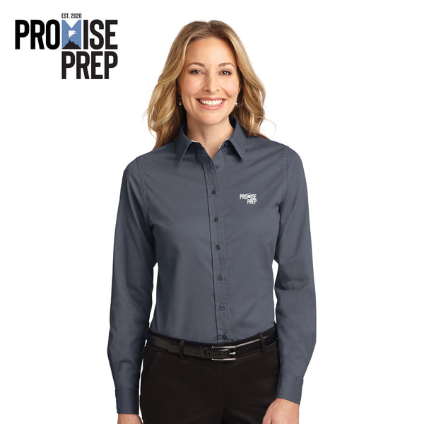 Promise Prep - L608 Port Authority® Ladies Long Sleeve Easy Care Shirt