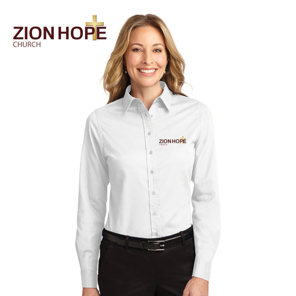 Zion Hope - L608 Port Authority® Ladies Long Sleeve Easy Care Shirt