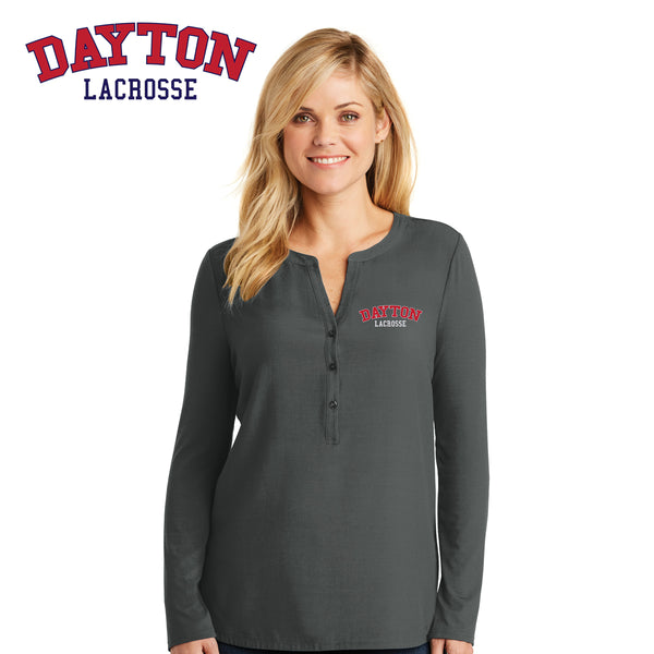 Dayton Lacrosse - LK5432 Port Authority® Ladies Concept Henley Tunic