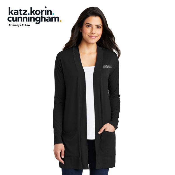 KKC - LK5434 Port Authority ® Ladies Concept Long Pocket Cardigan