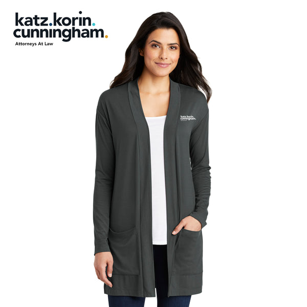 KKC - LK5434 Port Authority ® Ladies Concept Long Pocket Cardigan