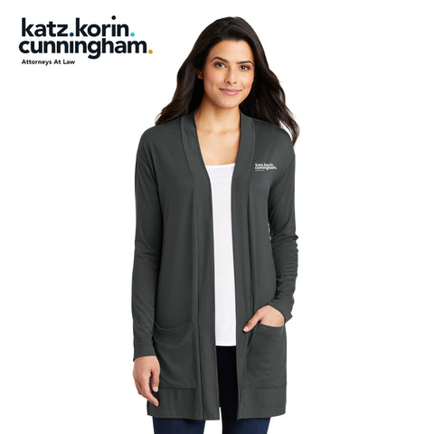 KKC - LK5434 Port Authority ® Ladies Concept Long Pocket Cardigan