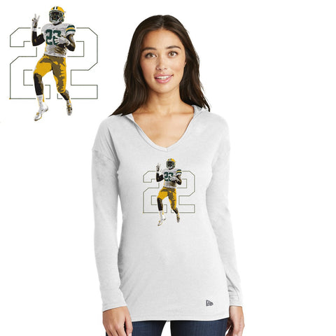 FeedDex - LNEA131 New Era® Ladies Tri-Blend Performance Pullover Hoodie Tee (1)